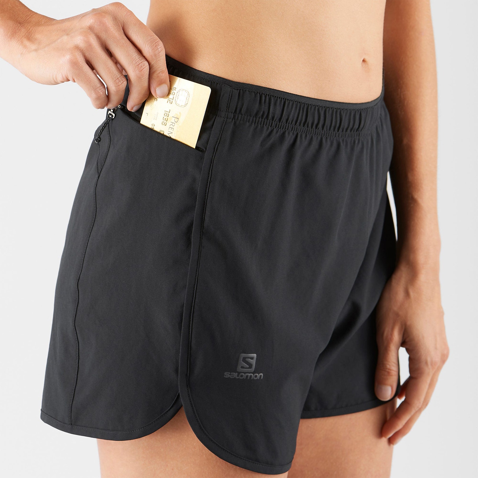 Salomon AGILE SHORT W BLACK RUN