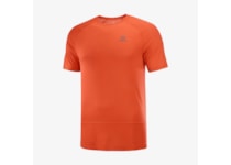 Salomon CROSS RUN SS TEE FIERY RED