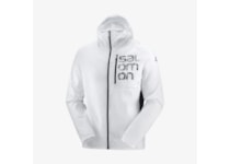 Salomon BONATTI CROSS WIND FZ HOODIE M WHITE/BLACK