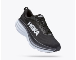 HOKA ONE ONE BONDI 8 BLACK/WHITE