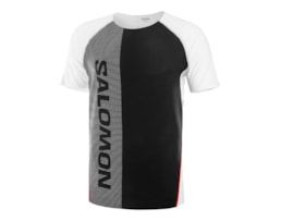 Salomon S/LAB SPEED TEE M DEEP BLACK/WHITE