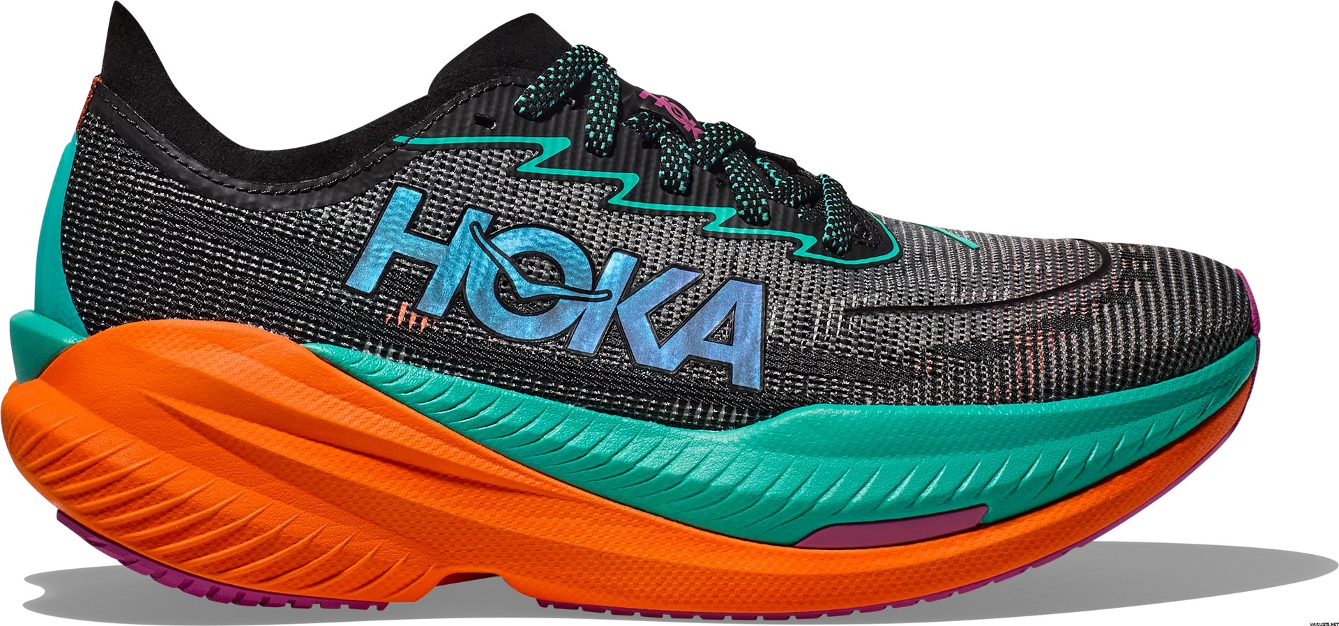 HOKA ONE ONE MACH X 2 BLACK ELECTRIC RUN