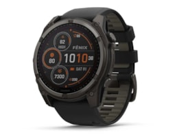 GARMIN FENIX® 8 – 51 mm, Solar, Sapphire, Titânio revestido a DLC, cinzento carbono