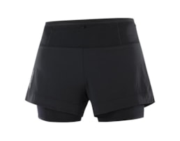 Salomon SENSE AERO 2IN1 SHORT W DEEP BLACK
