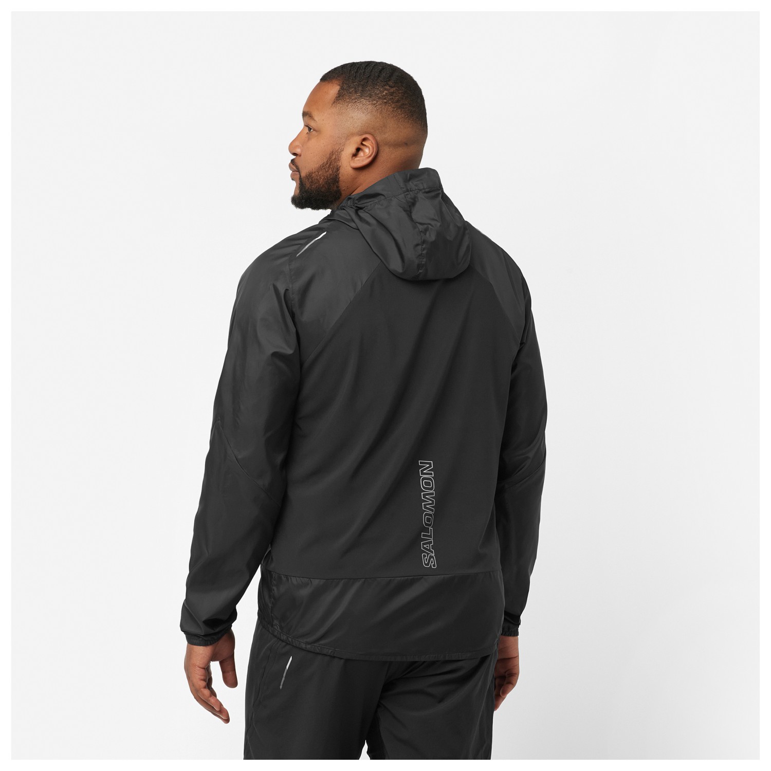Salomon CROSS WIND JKT M DEEP BLACK | RUN