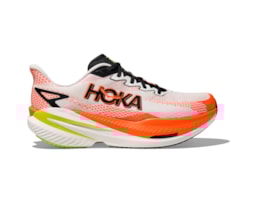HOKA ONE ONE MACH X 3 WHITE/NEON TANGERINE