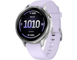 Garmin VENU 4 AMOLED 41mm Silver/Periwinkle