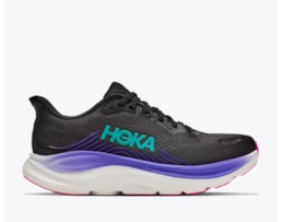HOKA ONE ONE CLIEFTON 11 W BLACK/NEON NEBULA