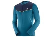 Salomon FAST WING HZ LS TEE M DEEP LAGOON