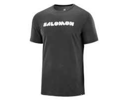 Salomon AGILE GRAPHIC TEE M BLACK