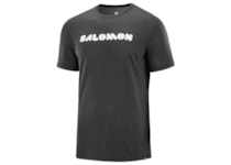 Salomon AGILE GRAPHIC TEE M BLACK