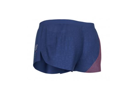 COMPRESSPORT RACING SPLIT SHORT M BLUE RUN